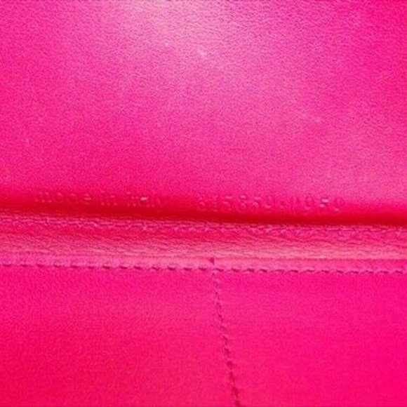 Auth Saint Laurent Long Wallet Pink leather Woman - Picture 7 of 10